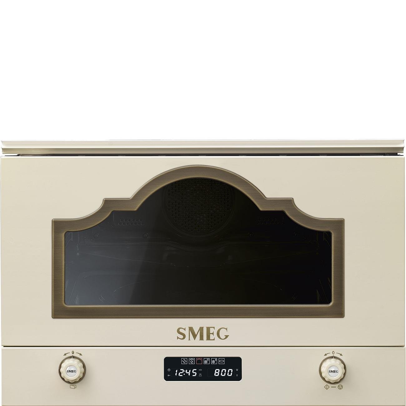 SMEG MP722PO CORTINA KREM (RUSTİK ESTETİK) MİKRODALGA 