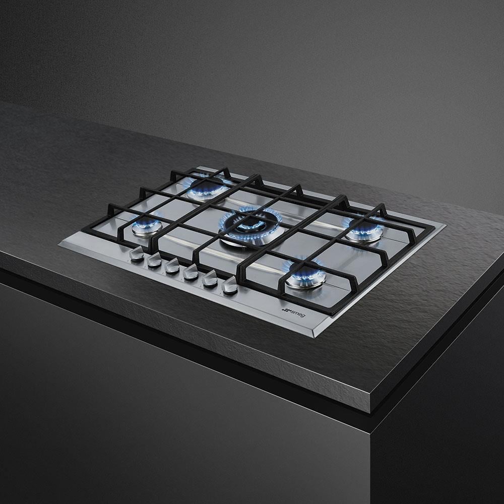 SMEG P272XGH KLASİK ÇELİK GAZLI OCAK