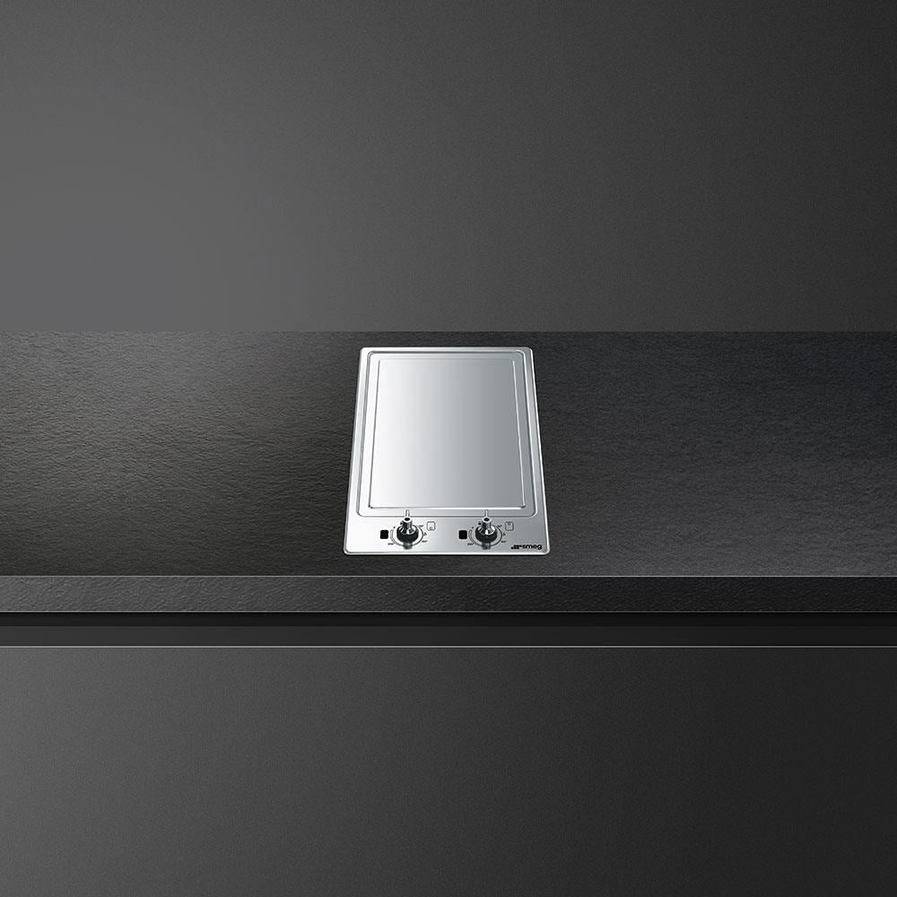 SMEG PGF30T-1 KLASİK ÇELİK DOMİNO GAZLI OCAK