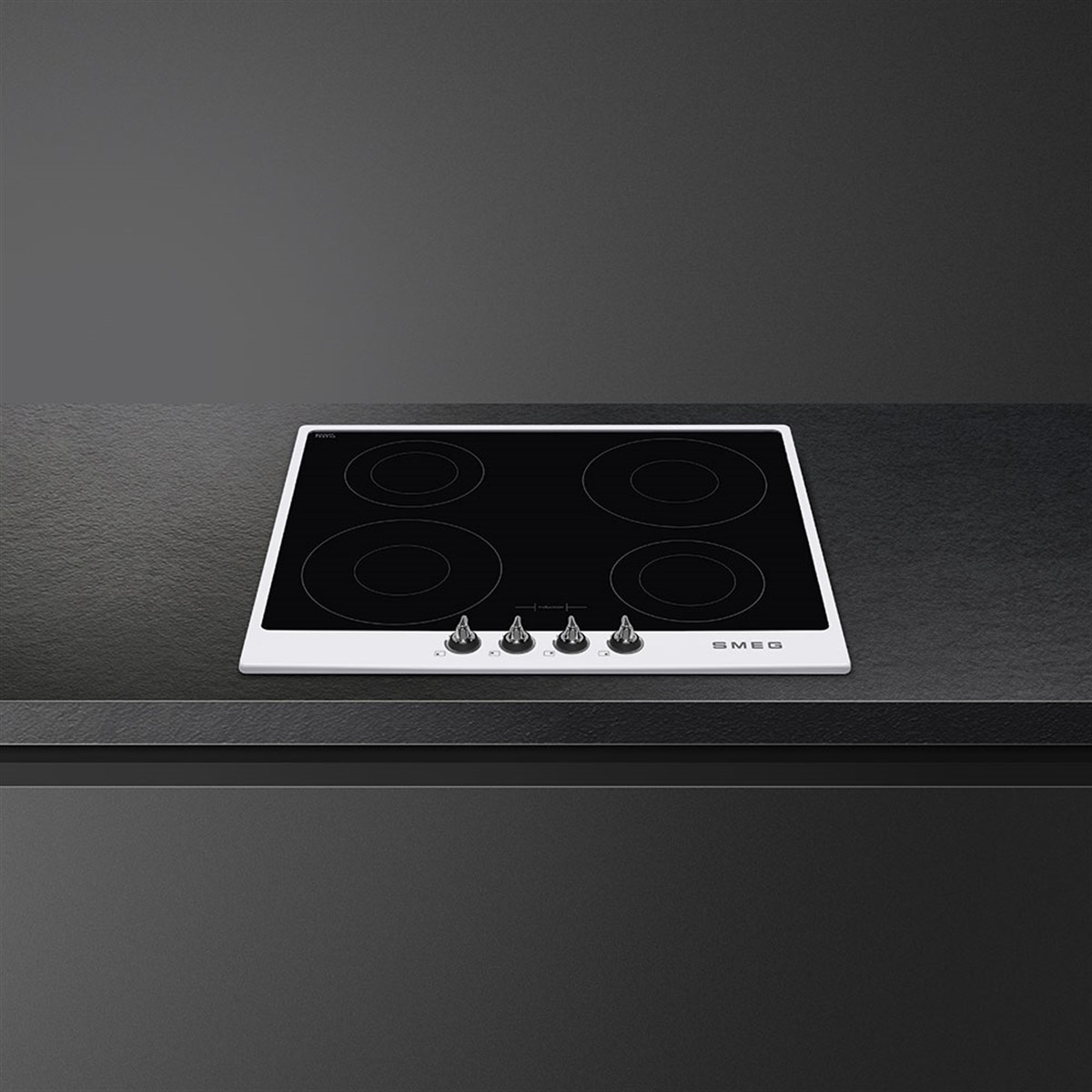 SMEG PI964B LİNEA VICTORIA BEYAZ İNDÜKSİYONLU OCAK