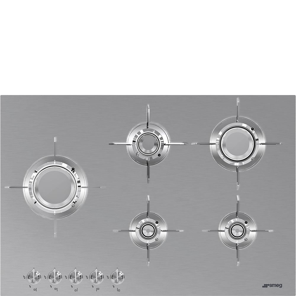 SMEG PXL675L DOLCE STİL NOVO MAT ÇELİK GAZLI OCAK