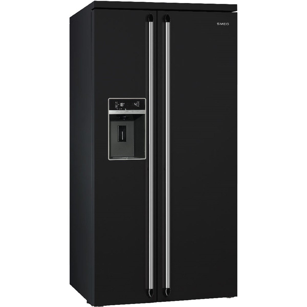 SMEG SBS963N VICTORIA SİYAH / GÜMÜŞ ESTETİK BUZDOLABI