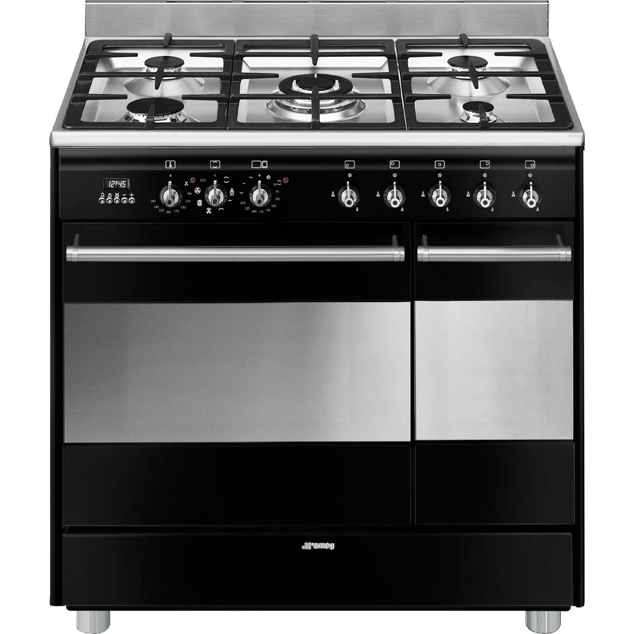 SMEG SCB92MN8 KLASİK SİYAH KUZİNE FIRIN