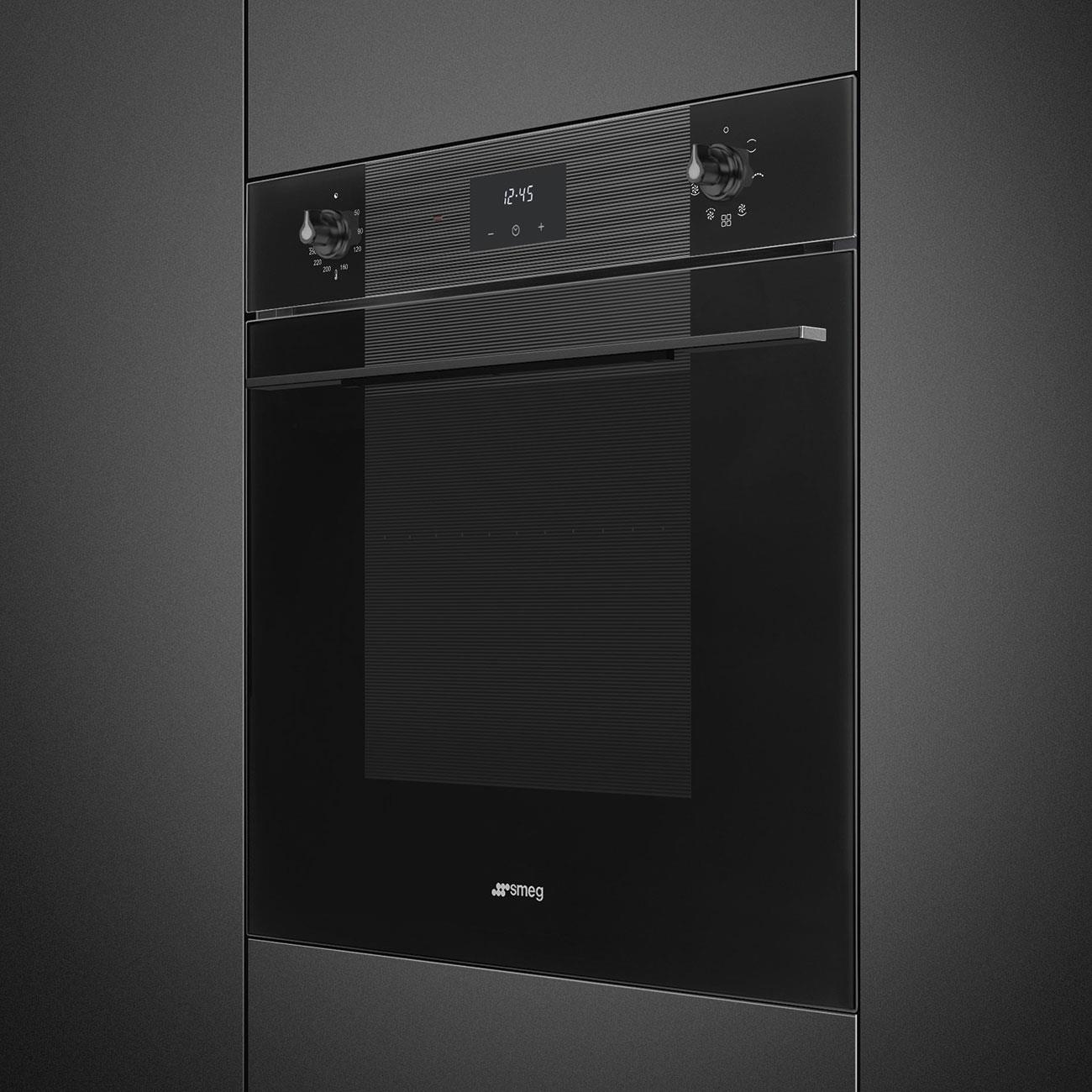 SMEG SF6100VB3 LİNEA DEEP BLACK FIRIN