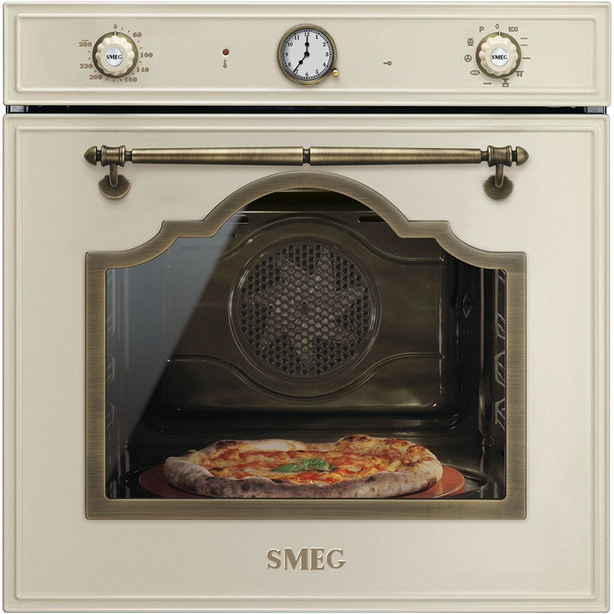 SMEG SFP750POPZ CORTINA (PİROLİTİK) - KREM  FIRIN