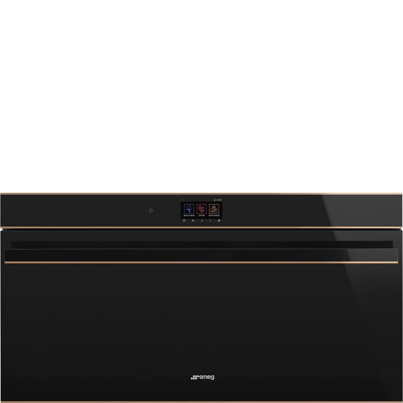 SMEG SFPR9604TNR KLASİK MAT SİYAH PİROLİTİK FIRIN