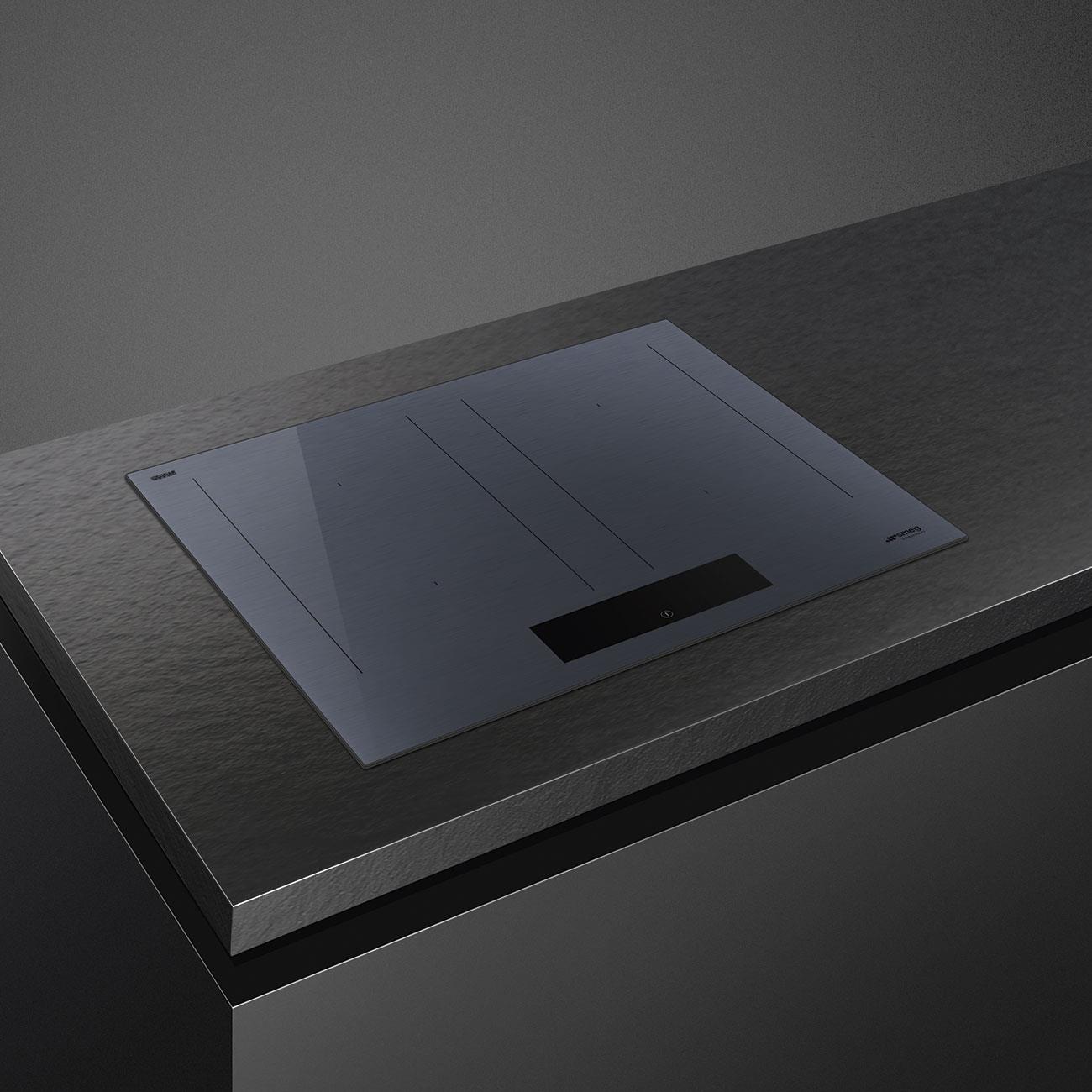 SMEG SIM1644DG LİNEA NEPTUNE GREY ANKASTRE İNDÜKSİYONLU OCAK