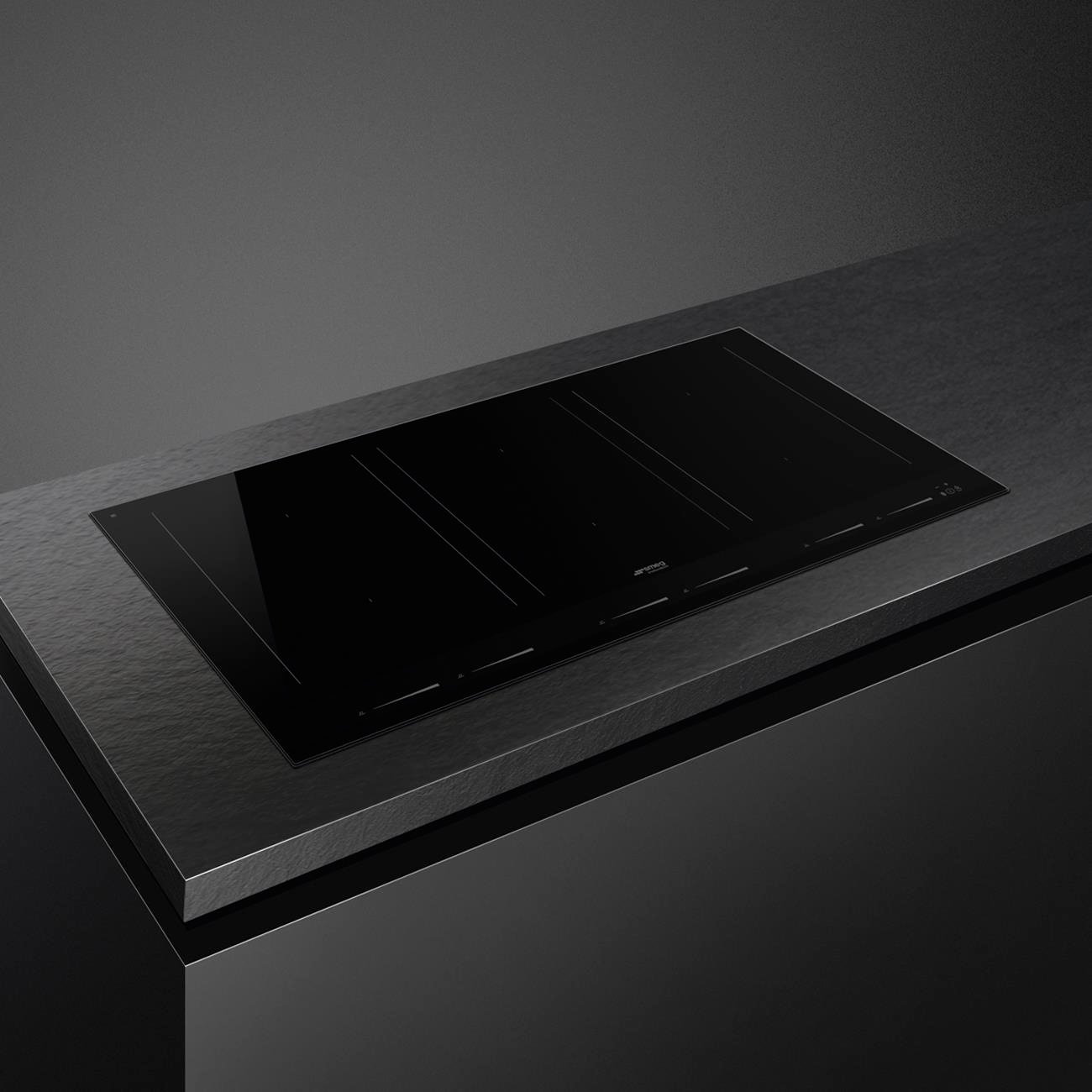 SMEG SIM1964D LİNEA SİYAH ANKASTRE İNDÜKSİYONLU OCAK