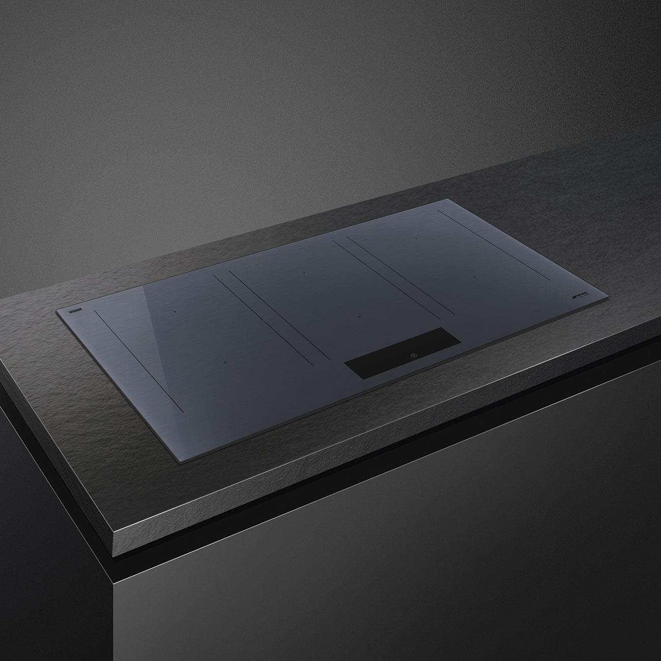 SMEG SIM1964DG LİNEA NEPTUNE GREY ANKASTRE İNDÜKSİYONLU OCAK