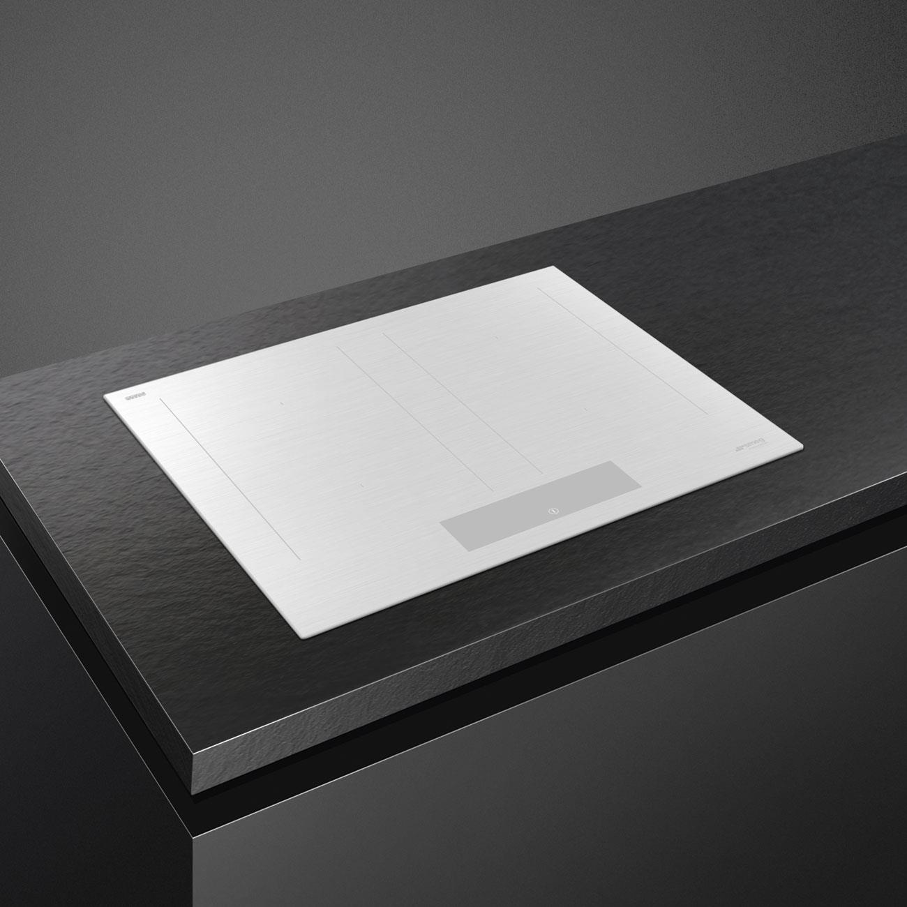 SMEG SIM3644MWH BEYAZ CAM SERAMİK İNDÜKSİYONLU OCAK