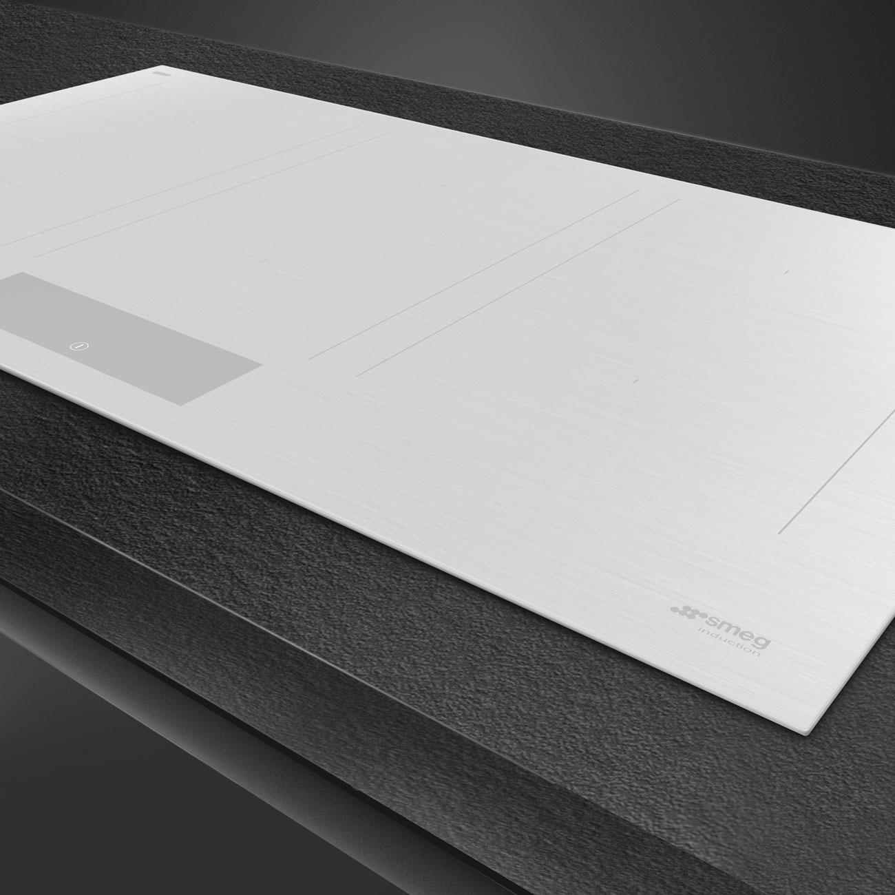 SMEG SIM3964MWH BEYAZ CAM SERAMİK İNDÜKSİYONLU OCAK