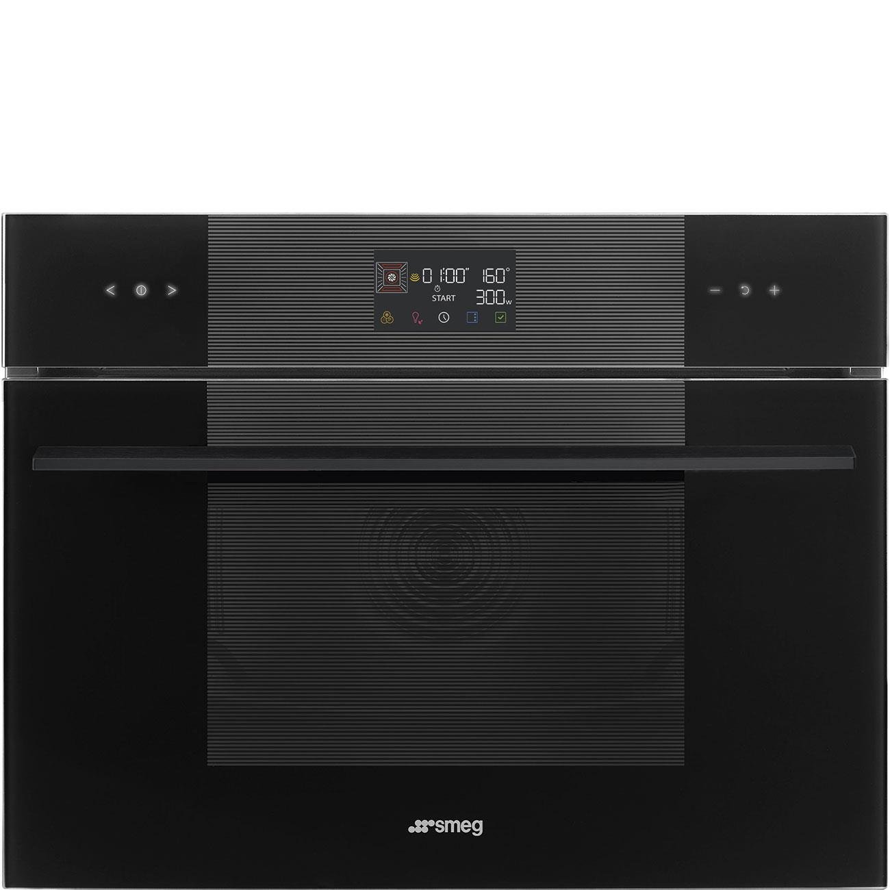 SMEG SO4102M1B3 LİNEA DEEP BLACK KOMBİ MİKRODALGALI FIRIN