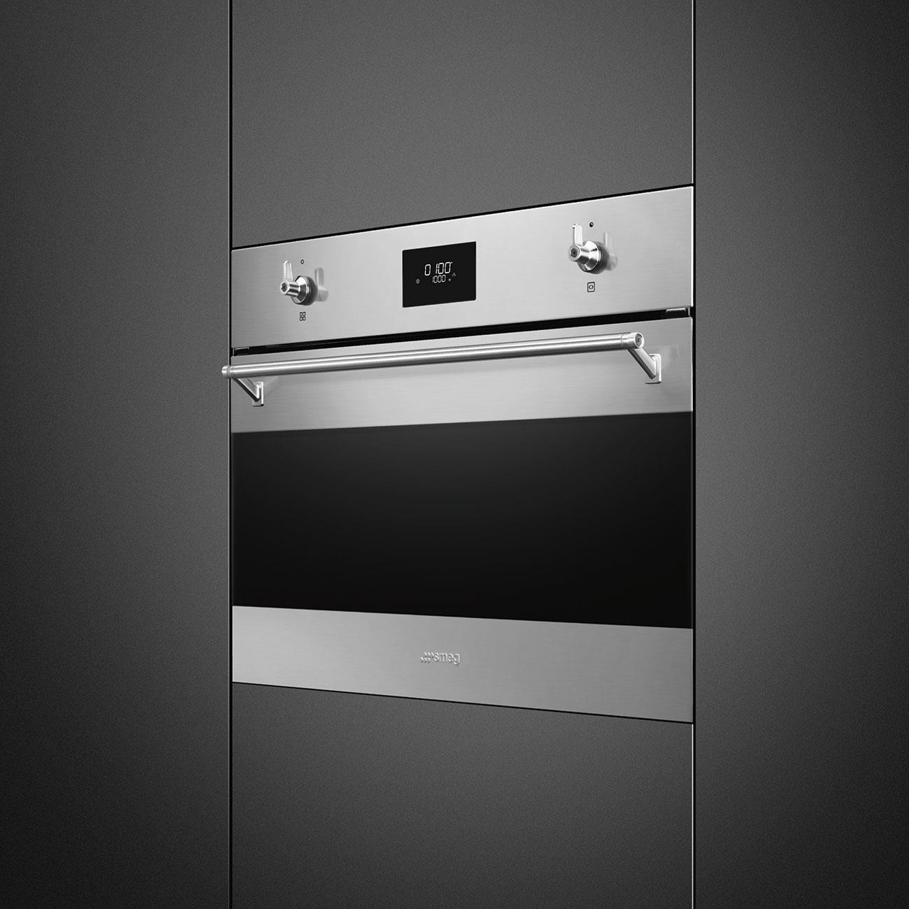 SMEG SO4301M0X CLASSİCA MİKRODALGA