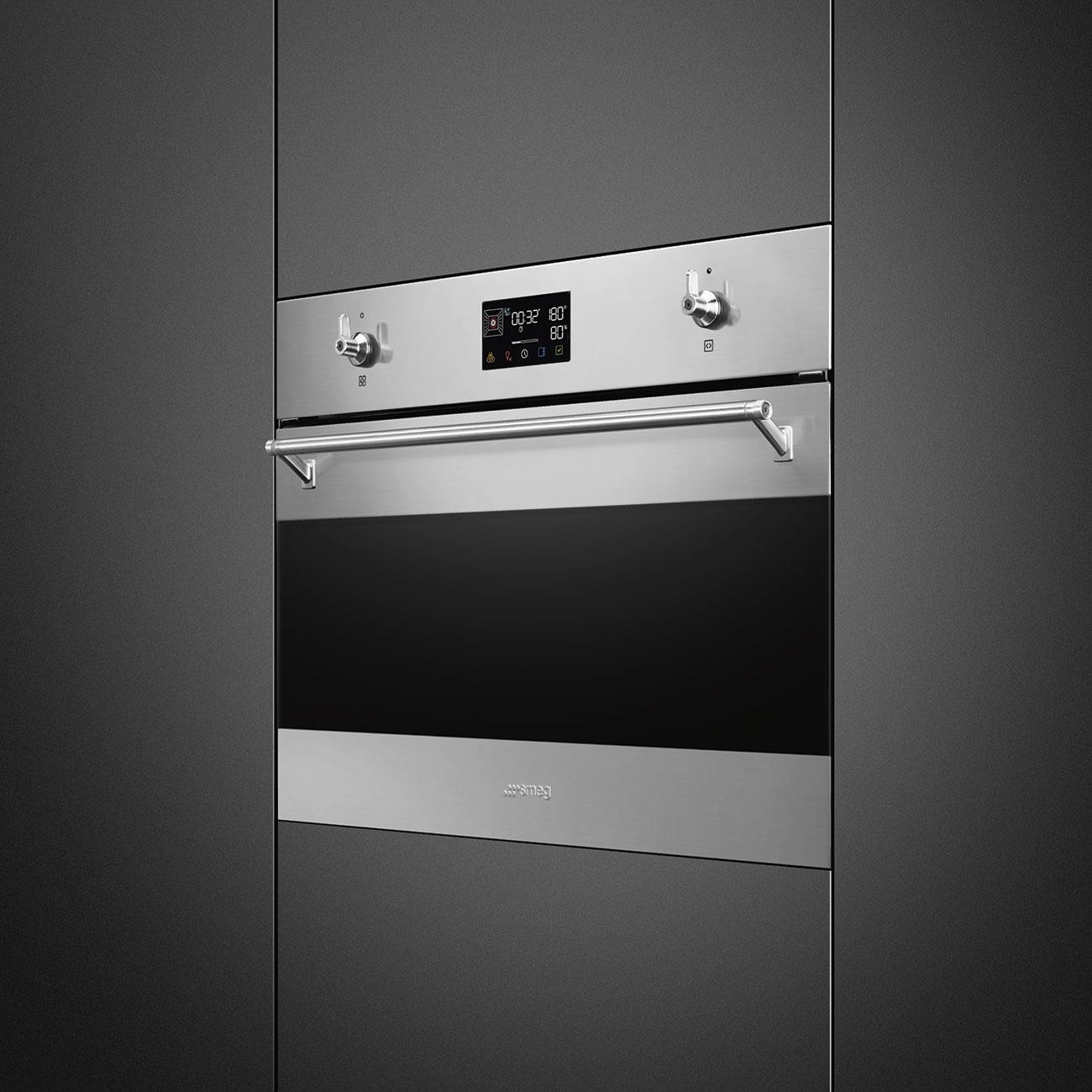 SMEG SO4302S3X CLASSİCA KOMBİ BUHARLI FIRIN