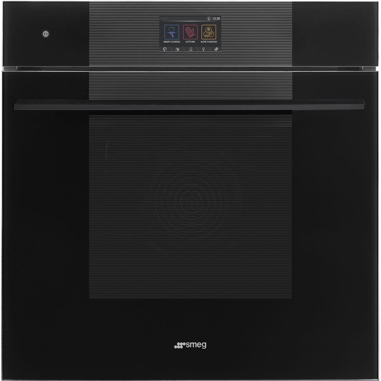 SMEG SO6104APB3 LİNEA DEEP BLACK BUHARLI VE MİKRODALGALI FIRIN