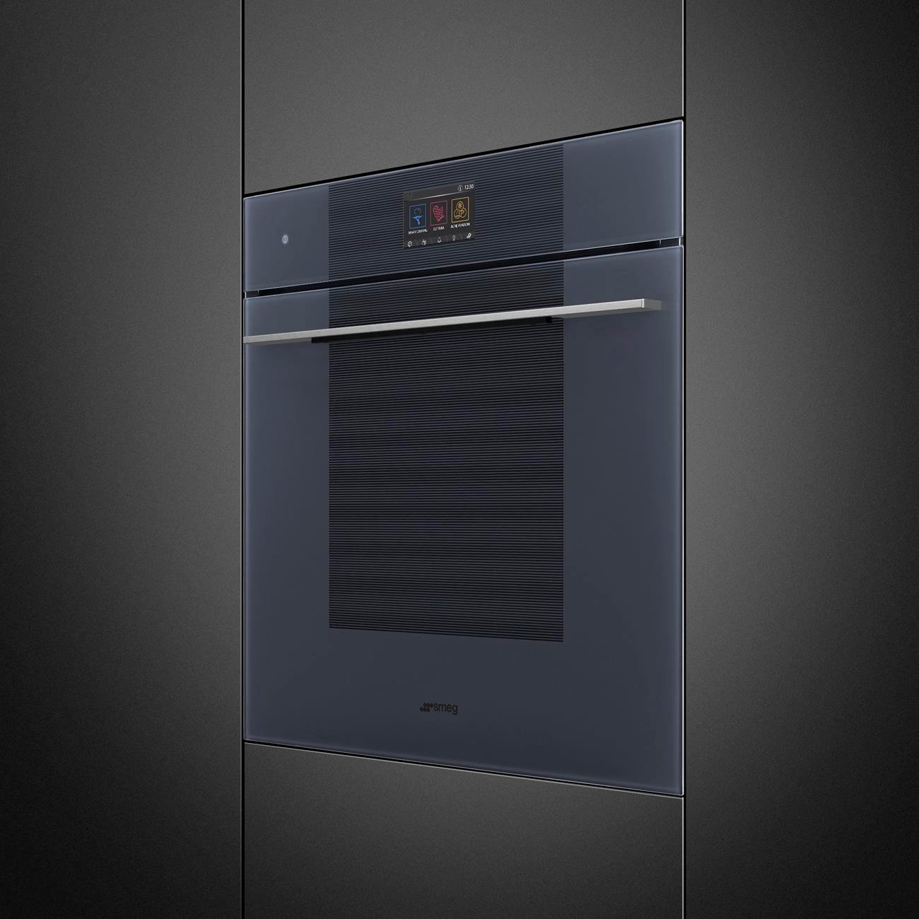 SMEG SO6104APG LİNEA NEPTUNE GREY BUHARLI VE MİKRODALGALI FIRIN
