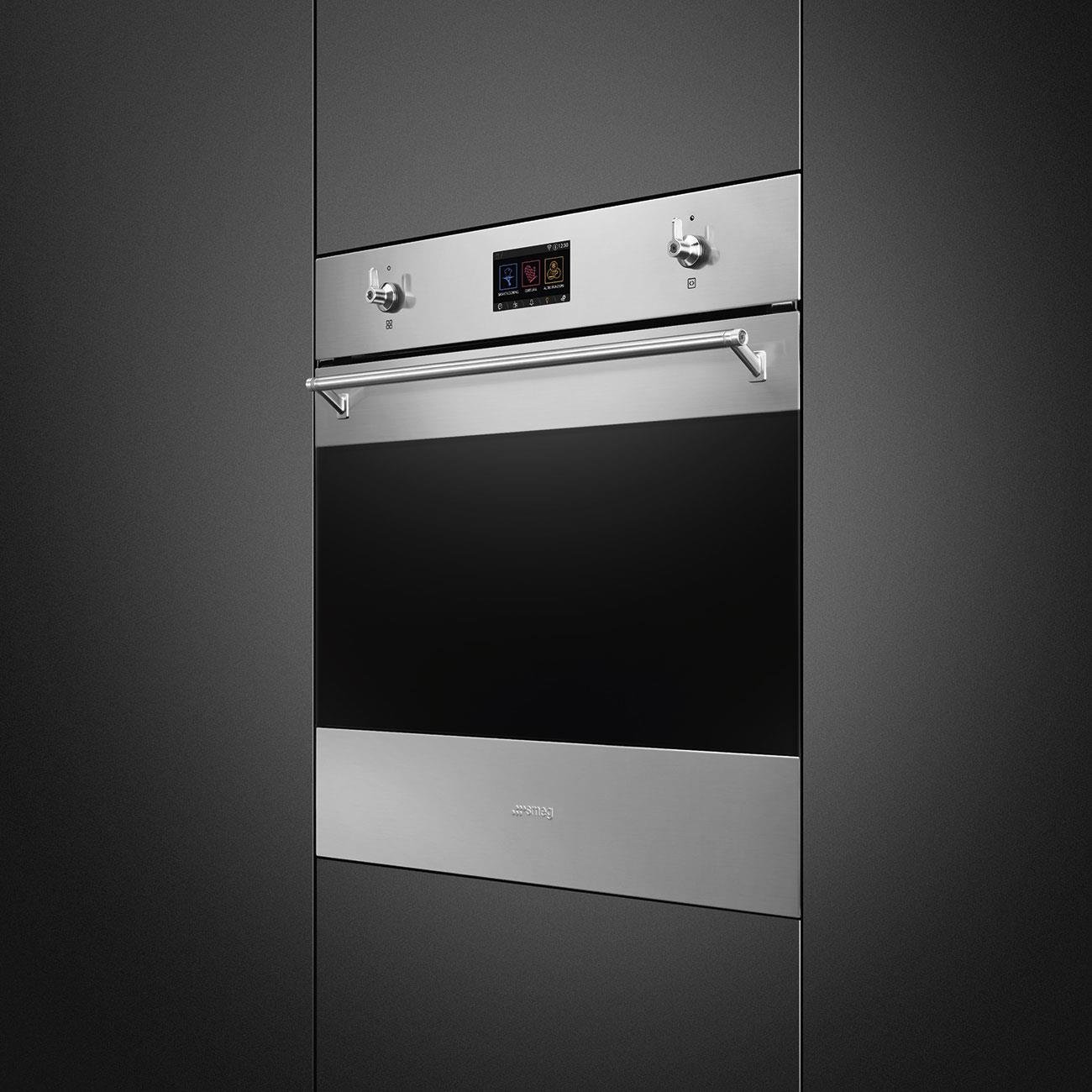 SMEG SO6303APX CLASSİCA GALİLEO OMNİCHEF BUHARLI VE MİKRODALGALI FIRIN