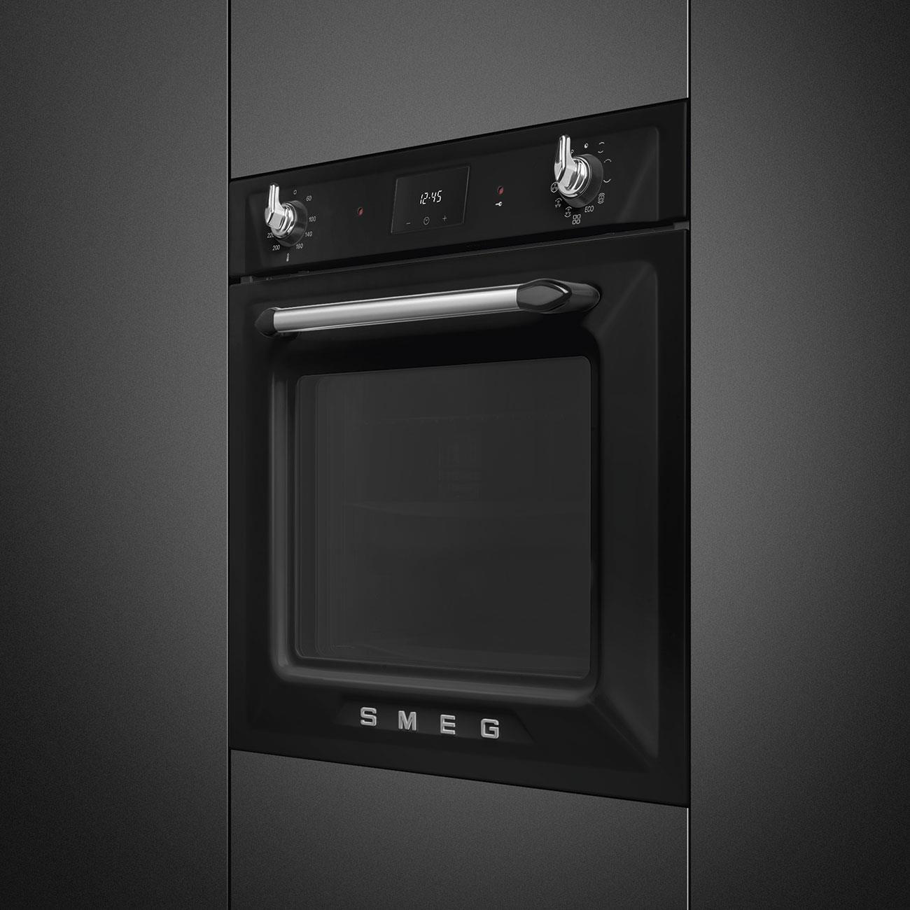 SMEG SOP6900TN VICTORIA SİYAH FIRIN