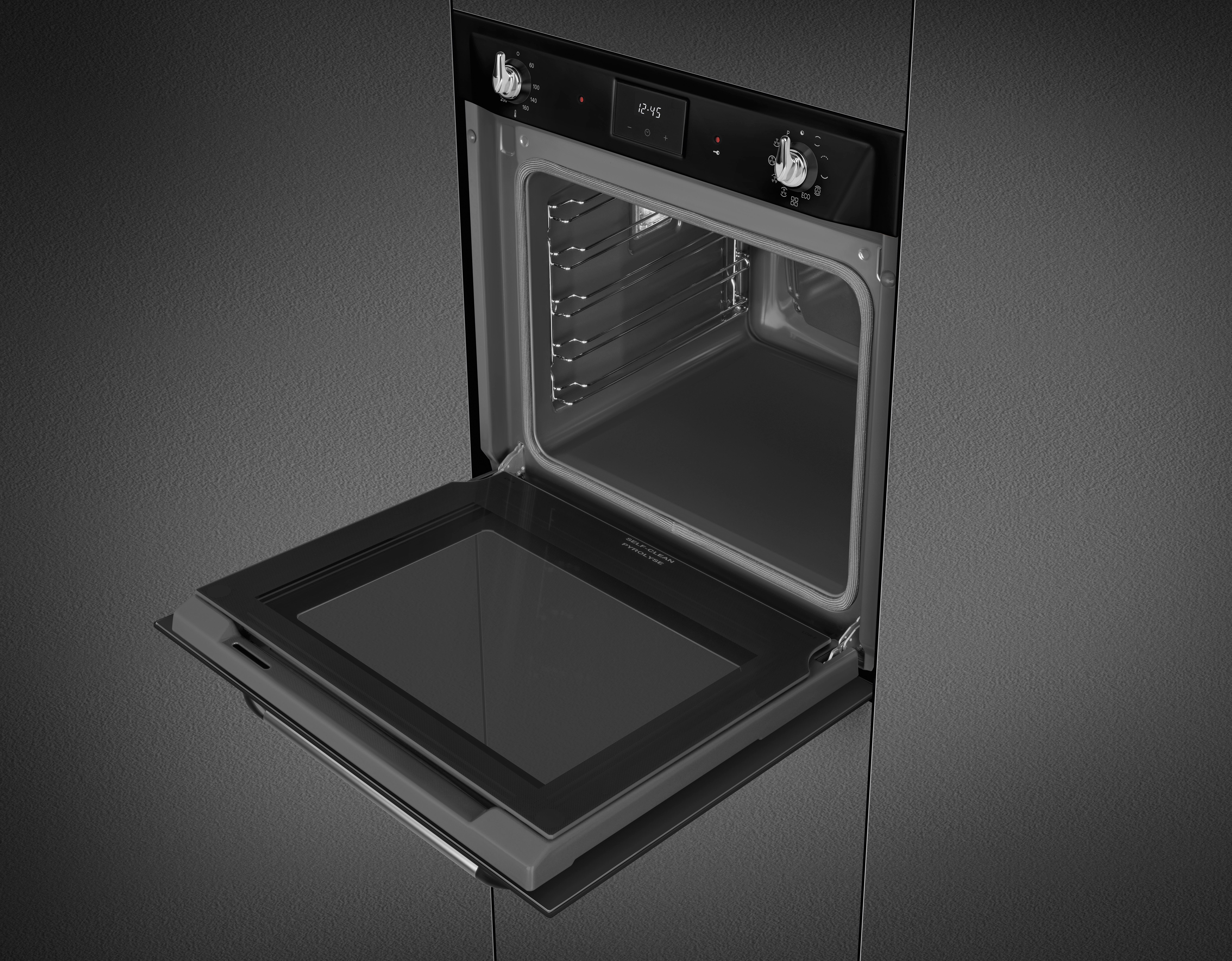 SMEG SOP6900TN VICTORIA SİYAH FIRIN