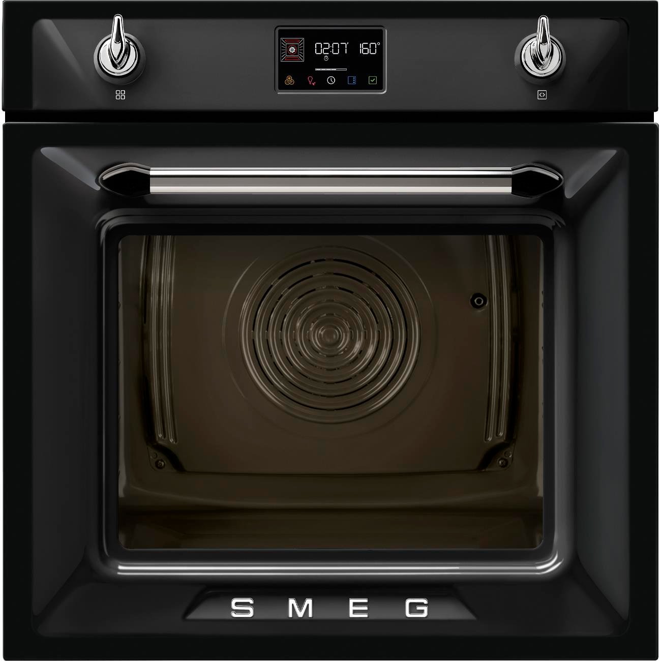 SMEG SOP6902S2PN VICTORIA PİROLİTİK SİYAH FIRIN