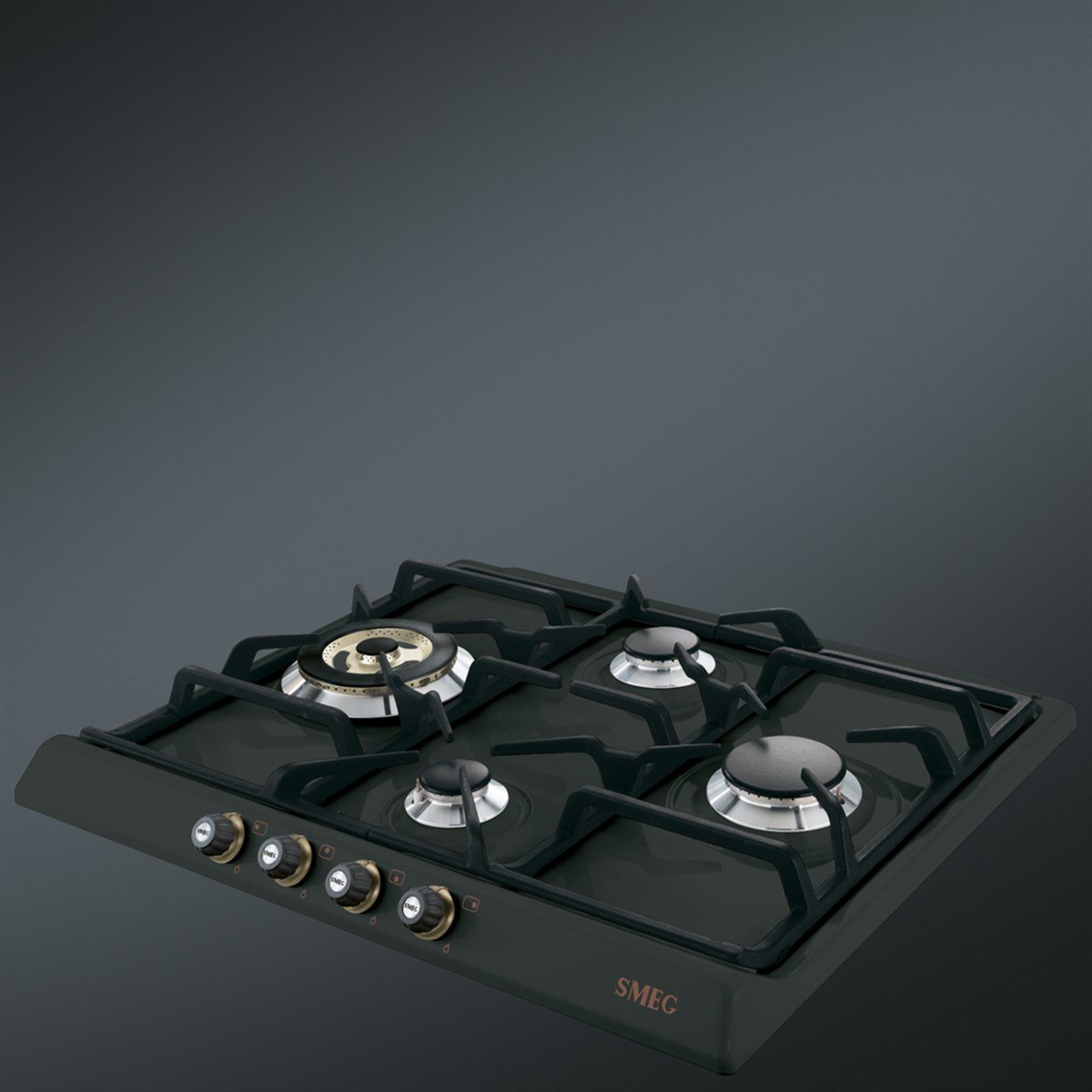 SMEG SR764AO CORTINA ANTRASİT ( RUSTİK ESTETİK) GAZLI OCAK