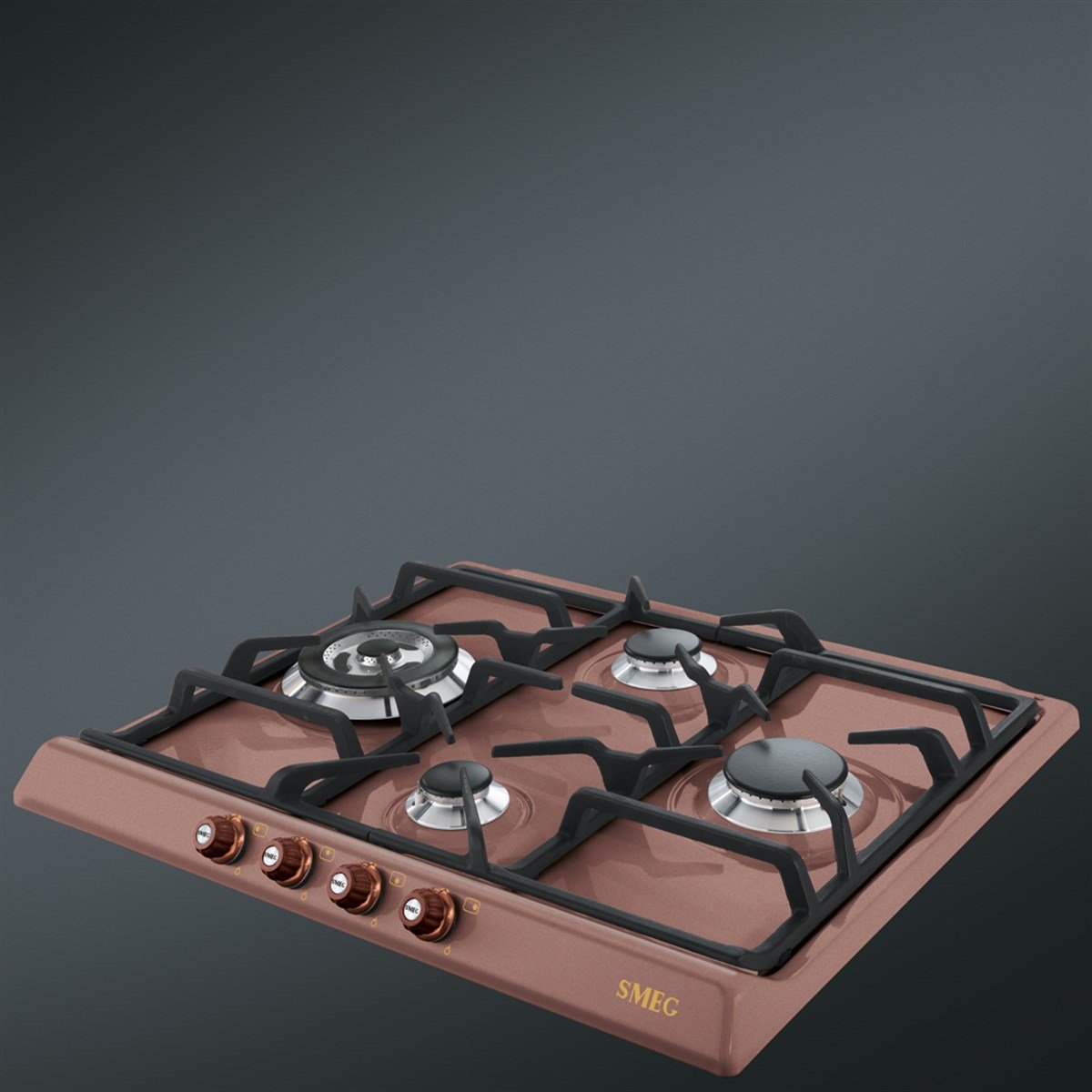 SMEG SR764RA CORTINA MAKIR ( BAKIR ESTETİK ) GAZLI OCAK