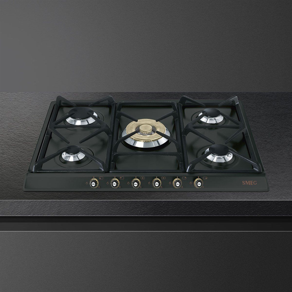 SMEG SR775AO CORTINA ANTRASİT GAZLI OCAK