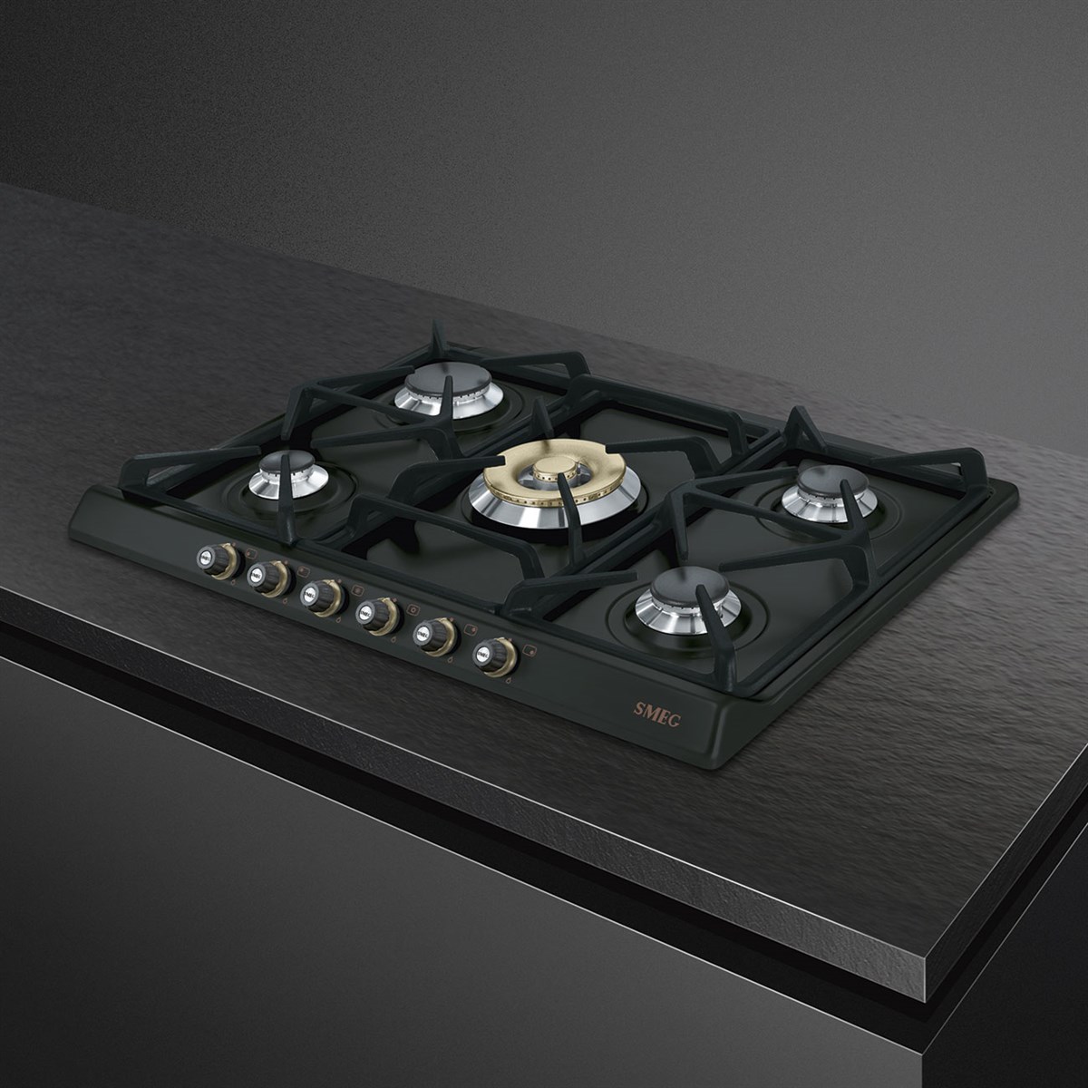 SMEG SR775AO CORTINA ANTRASİT GAZLI OCAK