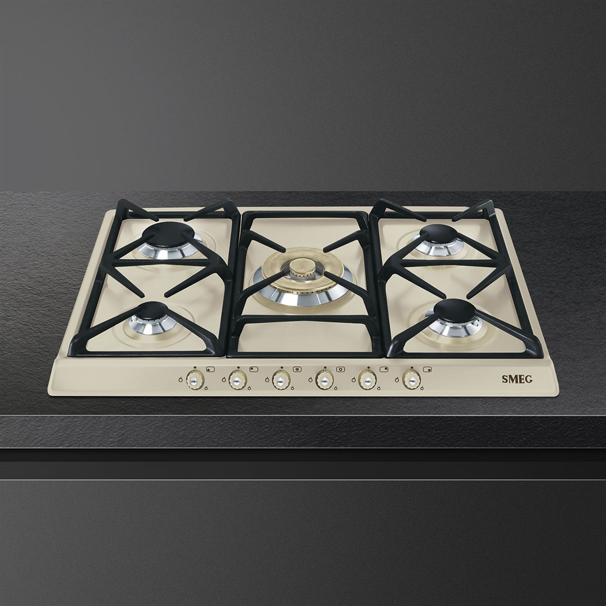 SMEG SR775PO CORTINA KREM (RUSTİK ESTETİK) GAZLI OCAK