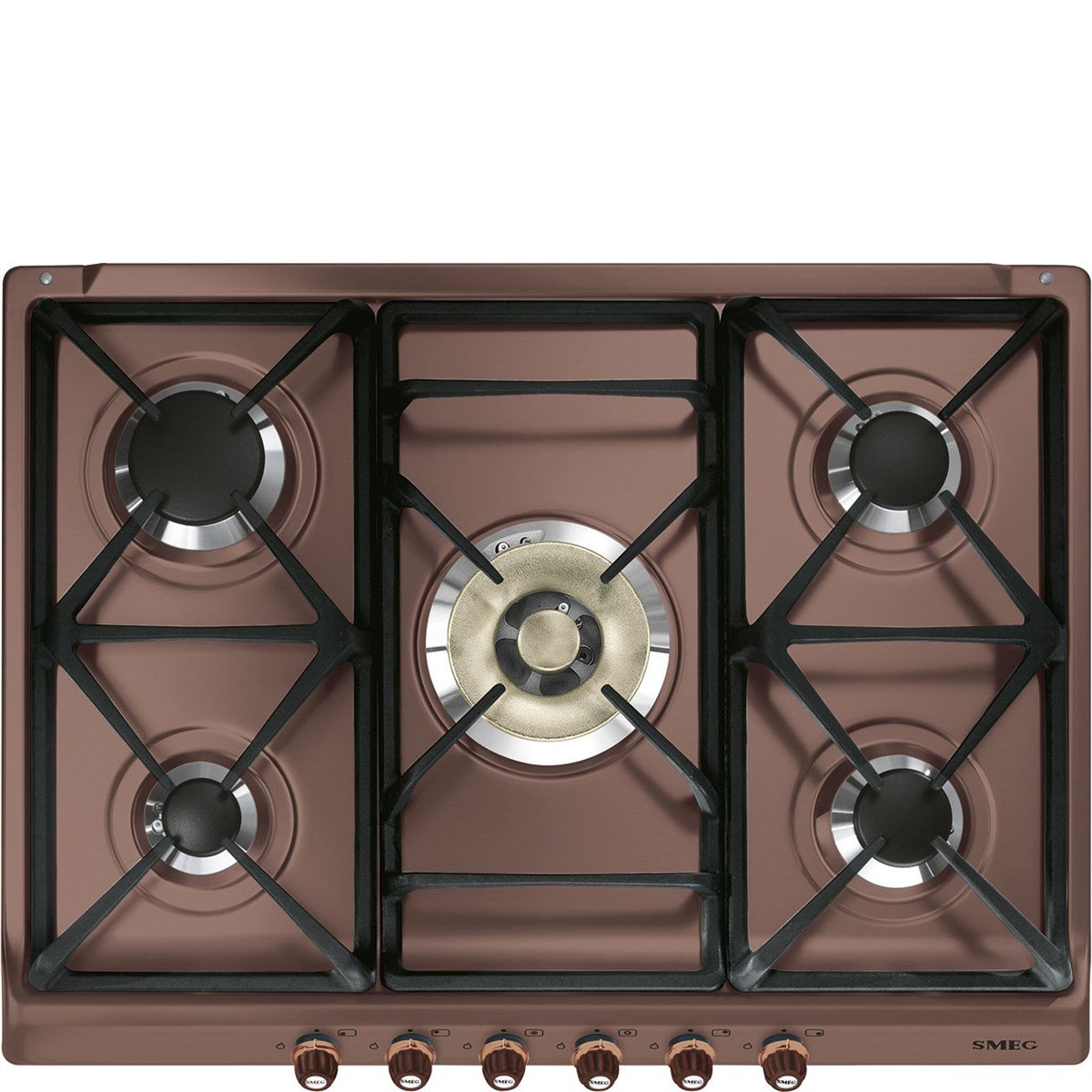 SMEG SR775RA CORTINA BAKIR (BAKIR ESTETİK) GAZLI OCAK