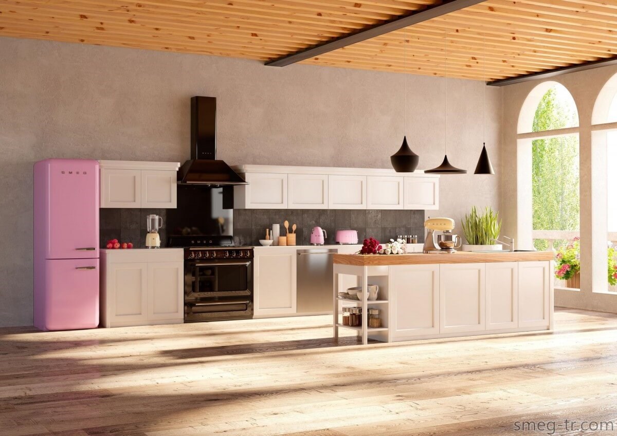 SMEG TR90BL VİCTORİA SİYAH 90 CM KUZİNE FIRIN