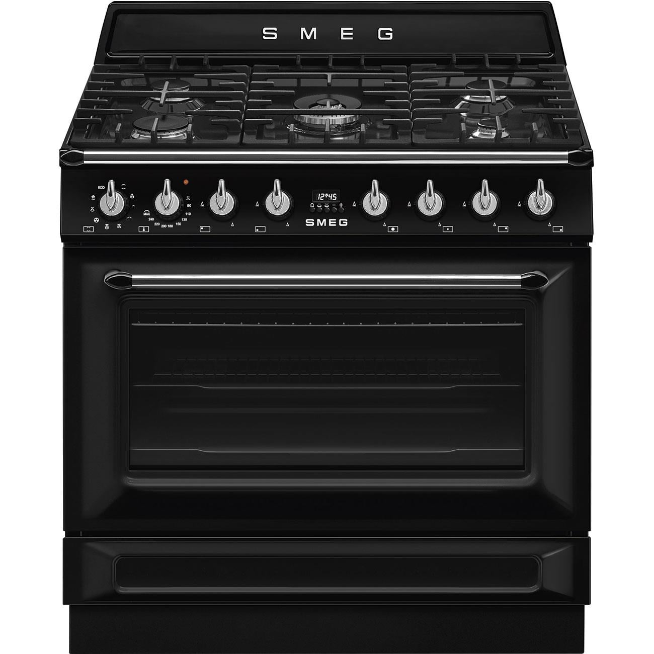 SMEG TR90GMBL VİCTORİA SİYAH KUZİNE FIRIN