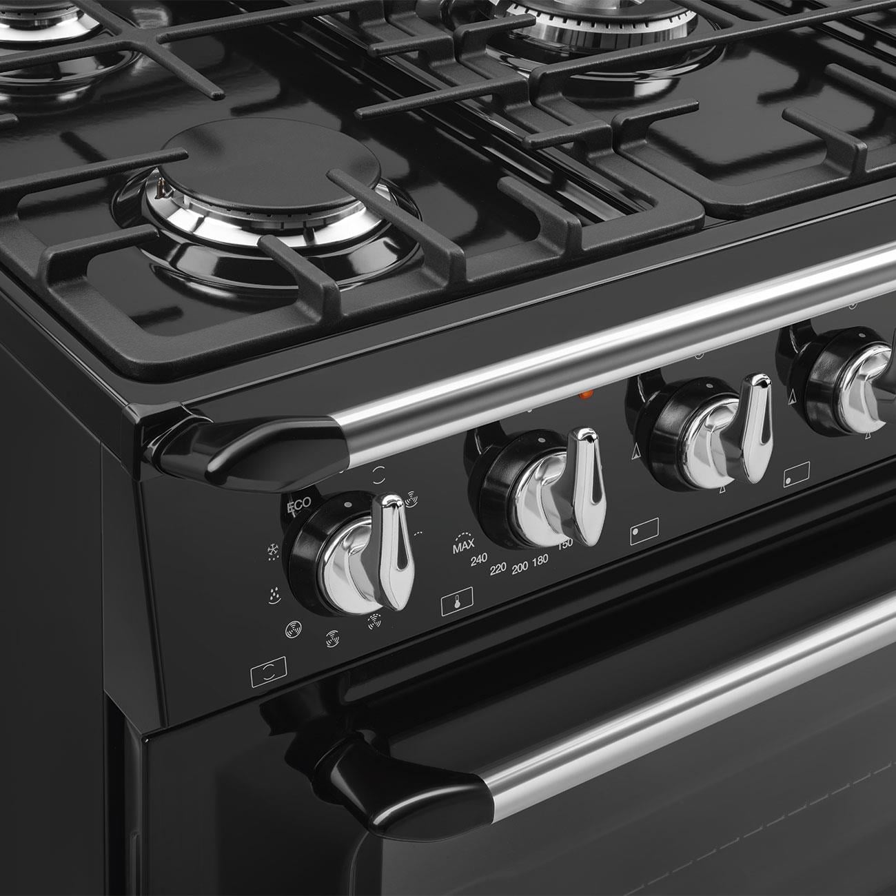 SMEG TR90GMBL VİCTORİA SİYAH KUZİNE FIRIN