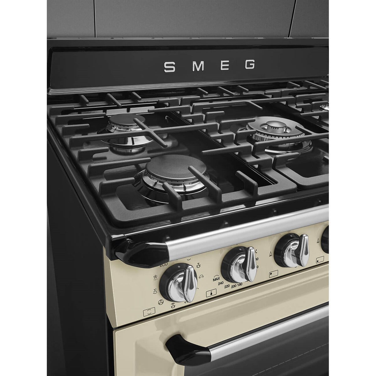 SMEG TR90P Linea Victoria KREM 90 CM KUZİNE FIRIN