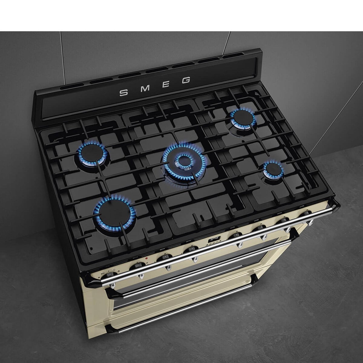 SMEG TR90P Linea Victoria KREM 90 CM KUZİNE FIRIN