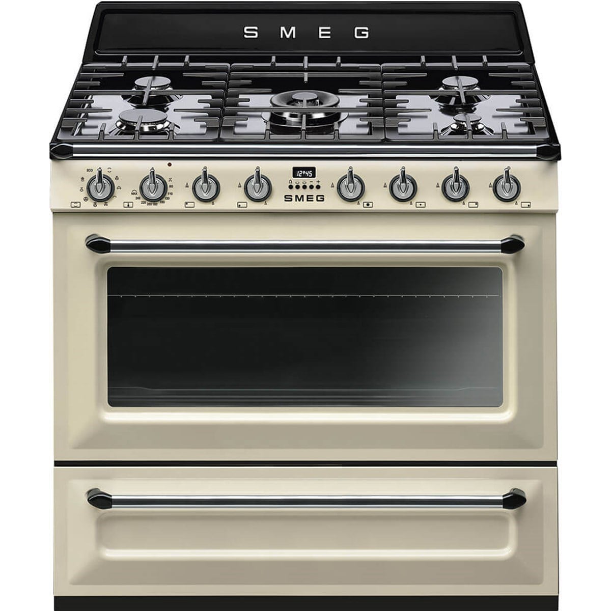 SMEG TR90P Linea Victoria KREM 90 CM KUZİNE FIRIN
