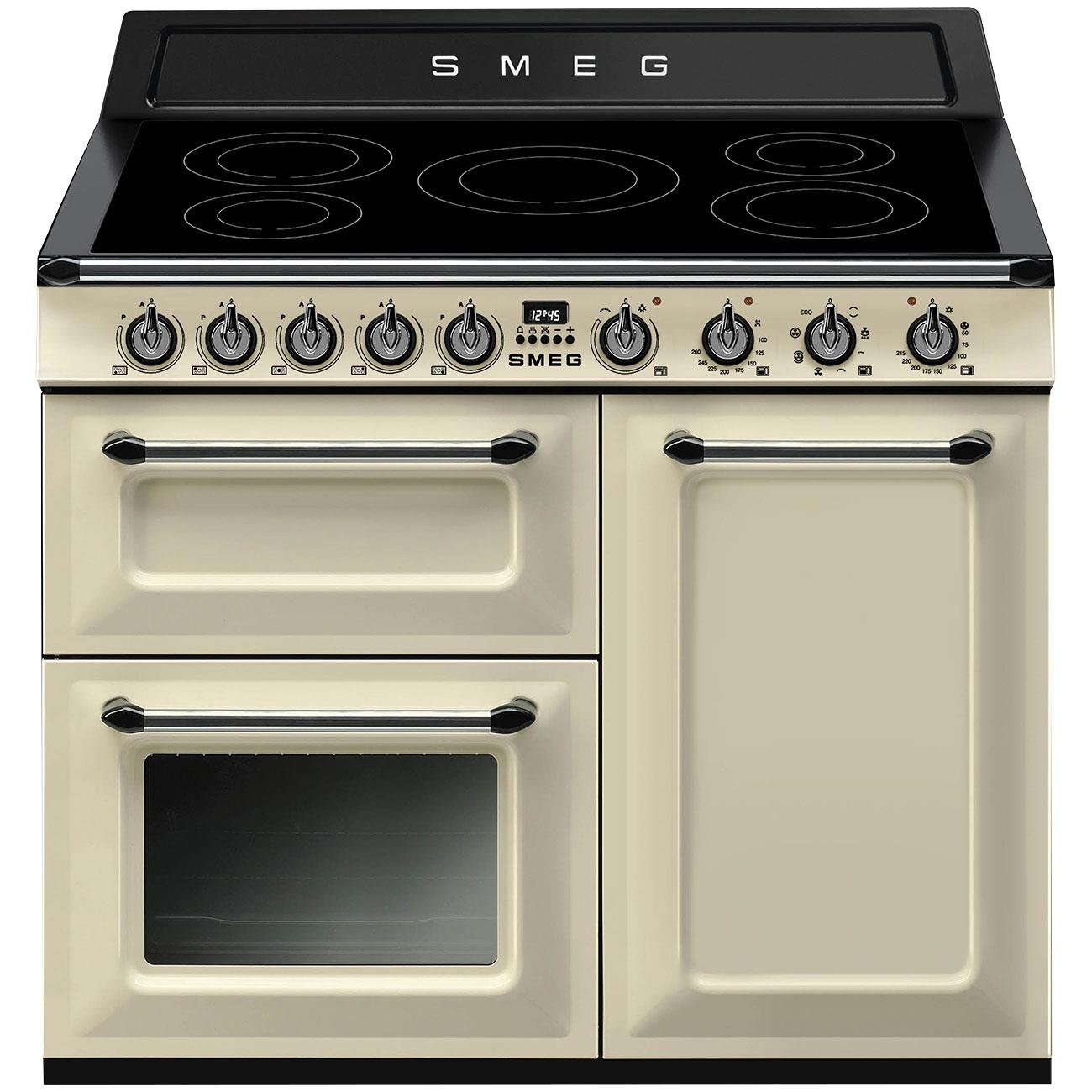 SMEG VICTORIA KREM KUZİNE FIRIN TR103IP2 100 CM