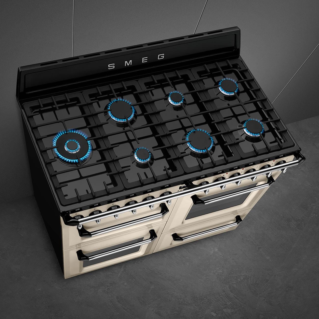 SMEG VICTORİA KREM RENKLİ KUZİNE FIRIN TR4110P1