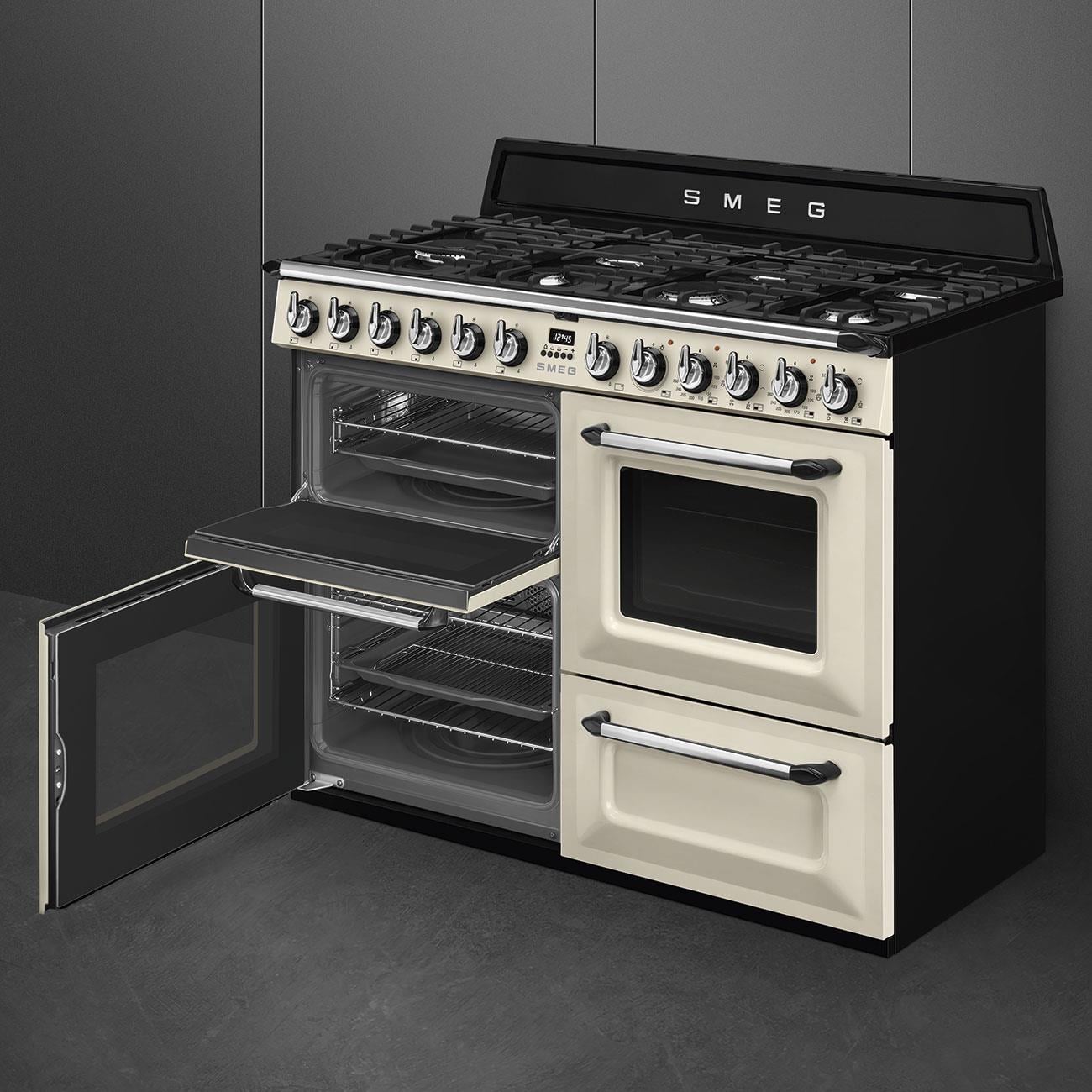 SMEG VICTORİA KREM RENKLİ KUZİNE FIRIN TR4110P1