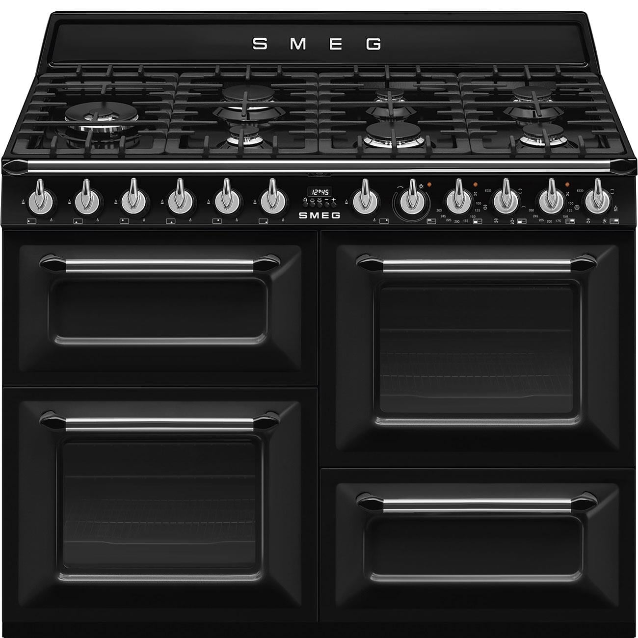 SMEG VİCTORİA SİYAH KUZİNE FIRIN TR4110BL1