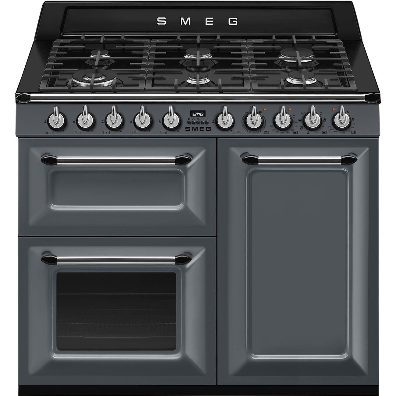 SMEG VICTORIA TR103GR BARUT GRİSİ KUZİNE FIRIN