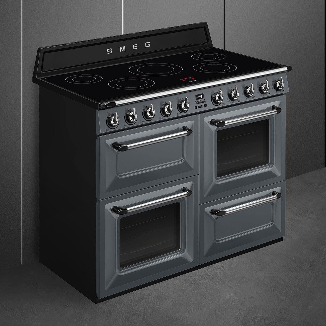 SMEG VICTORIA TR4110IGR2 BARUT GRİSİ KUZİNE FIRIN 110 CM