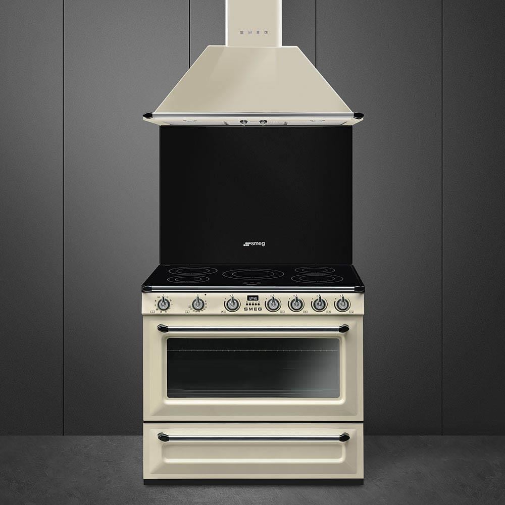 SMEG VICTORIA TR90IP2 KREM İNDÜKSİYONLU KUZİNE FIRIN 90 CM