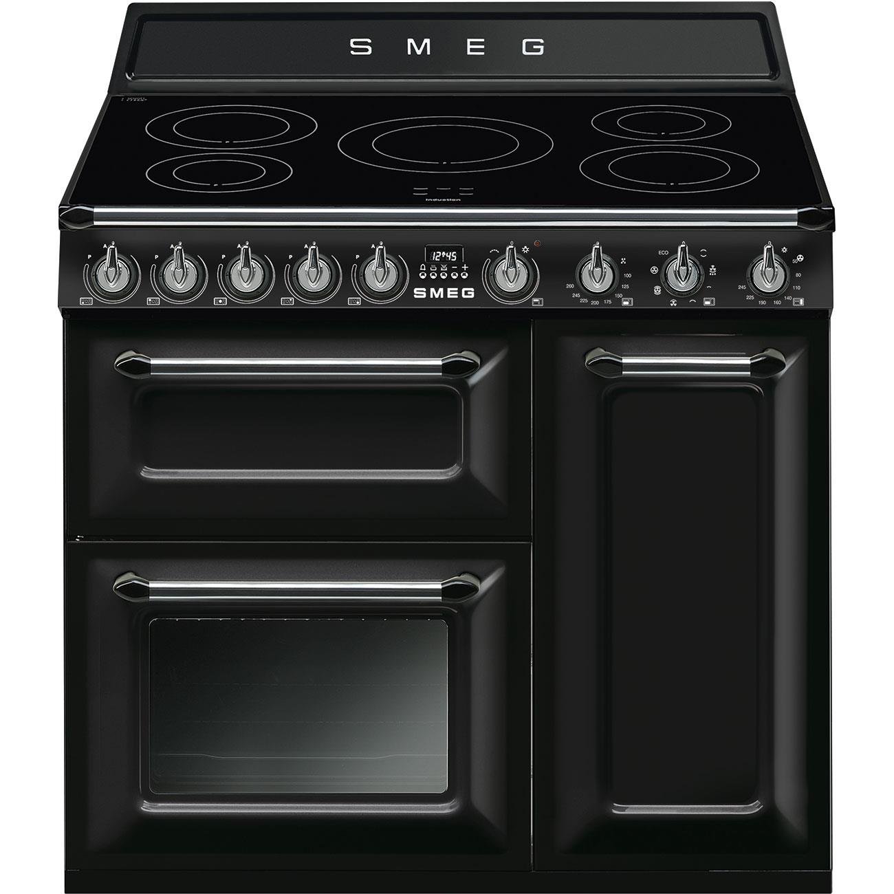 SMEG VICTORIA TR93IBL2 İNDÜKSİYONLU KUZİNE FIRIN 90 CM