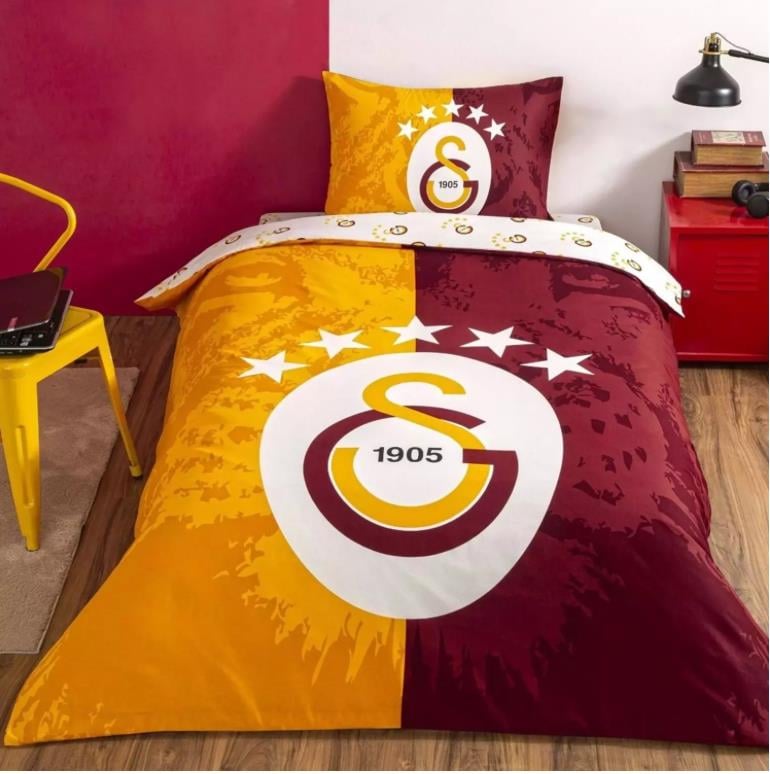 Taç Galatasaray 5.Yıldız Tek Kişilik Nevresim Takımı