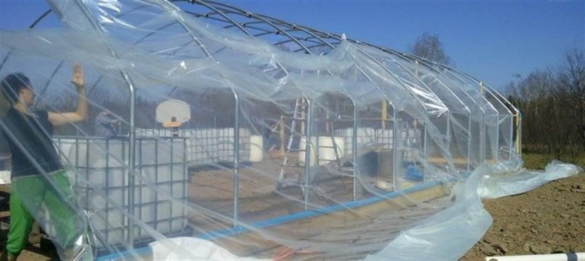 20mx10 Şeffaf Naylon Sera Ürünü 160 Micron