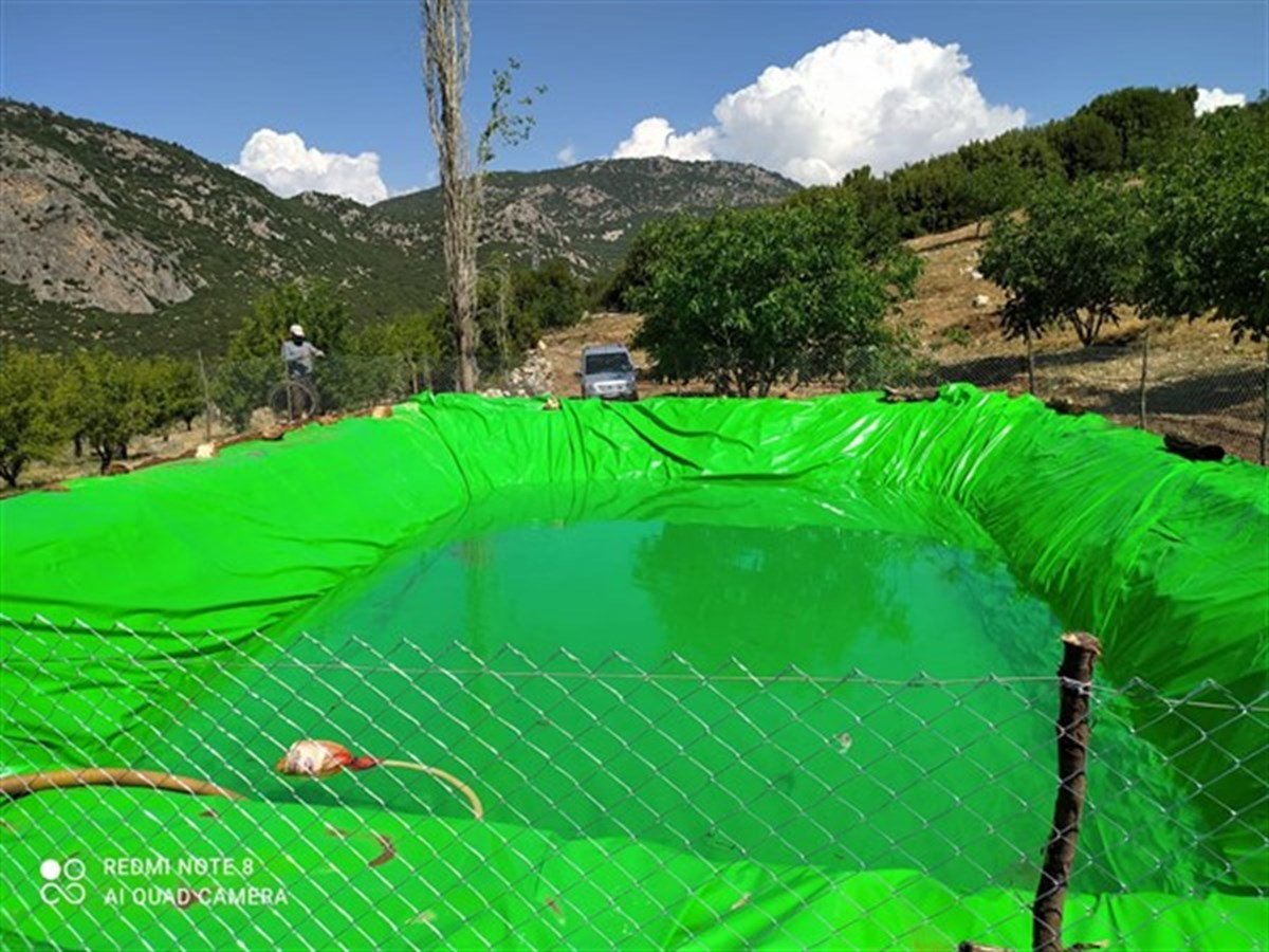 400 Tonluk Havuz Brandası Gölet Yapımı 20X15