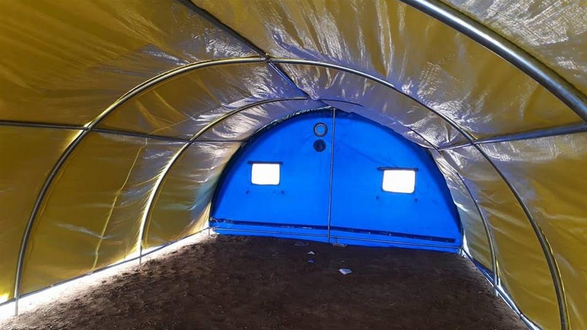 6*4 Yaşam Çadırı Şantiye Çadırı ısı Yalıtımlı