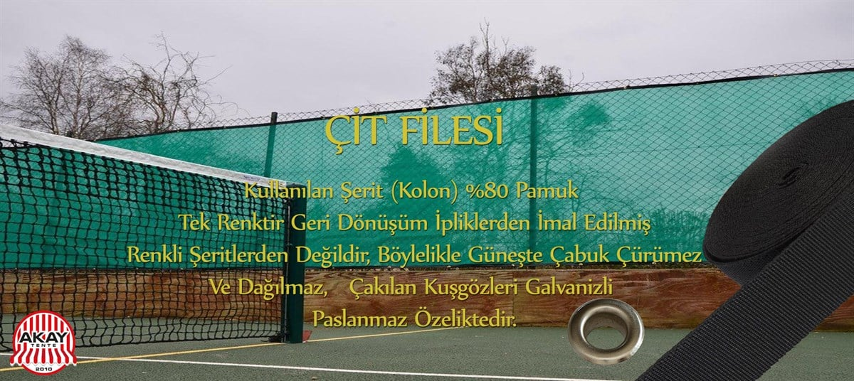 Bahçe Çit Filesi çeşitleri