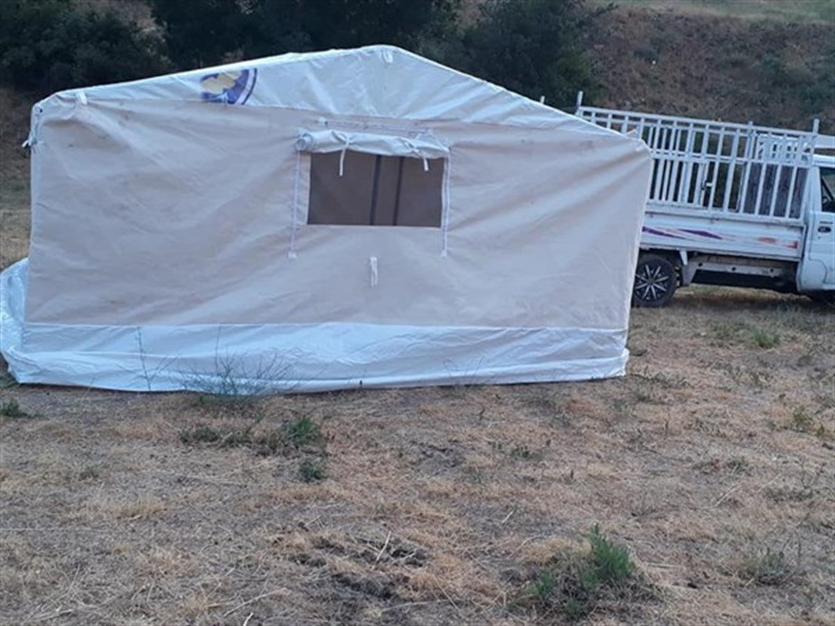 Bal Sağım Çadırı Bal Süzme Çadırı Arıcı Çadırı 5X3,5